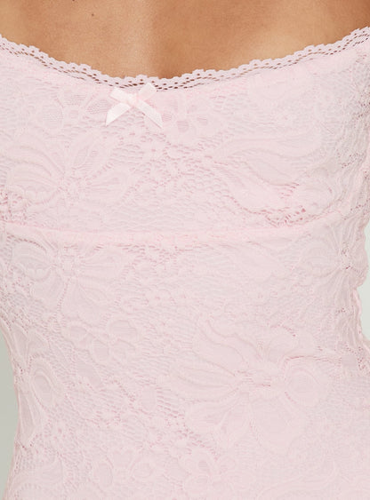 Noblessine Beacall Mini Dress Light Pink