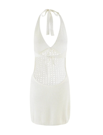 DELTA MINI DRESS - WHITE
