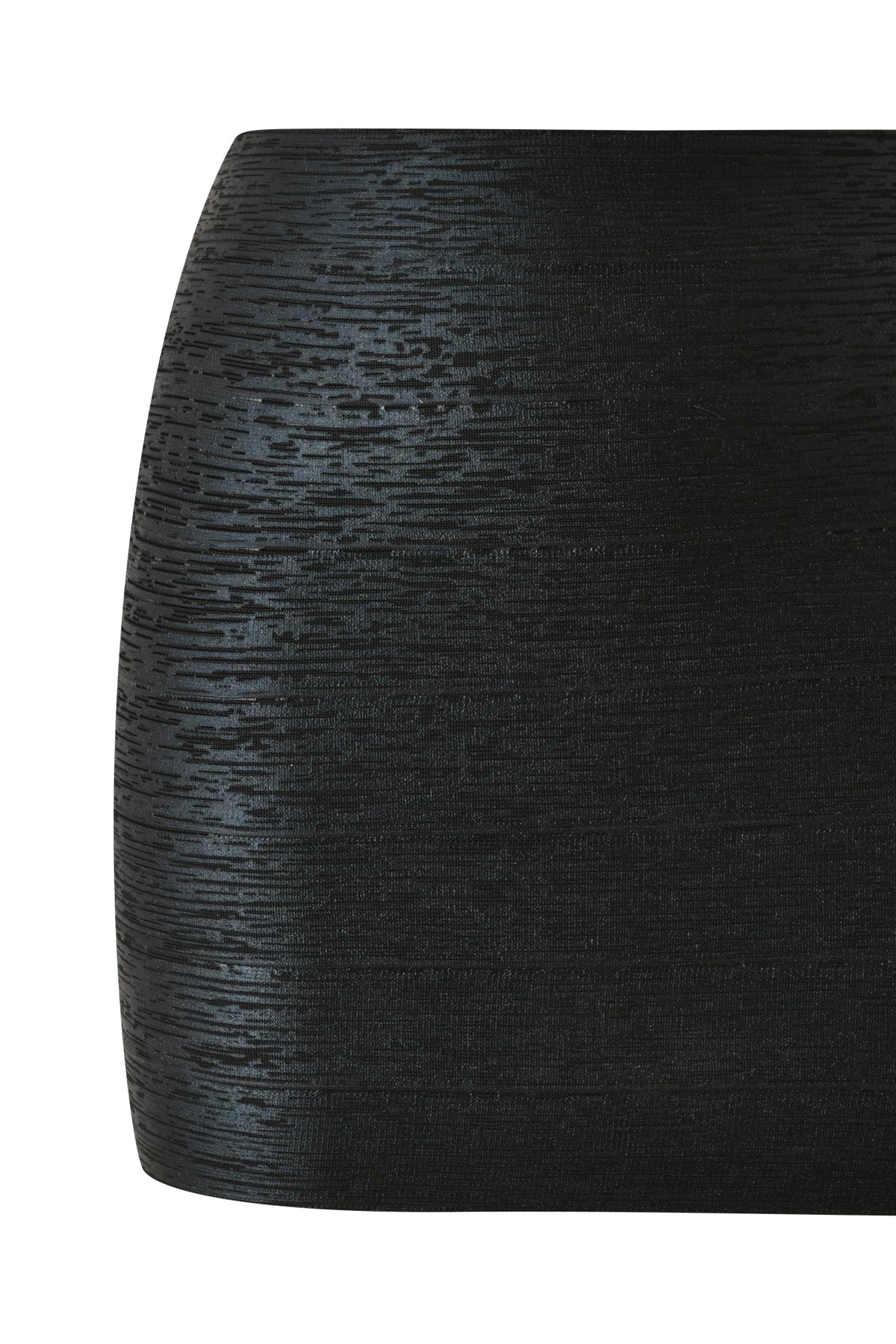 Noblessine AIDEN PLATINUM BANDAGE MINI SKIRT - BLACK