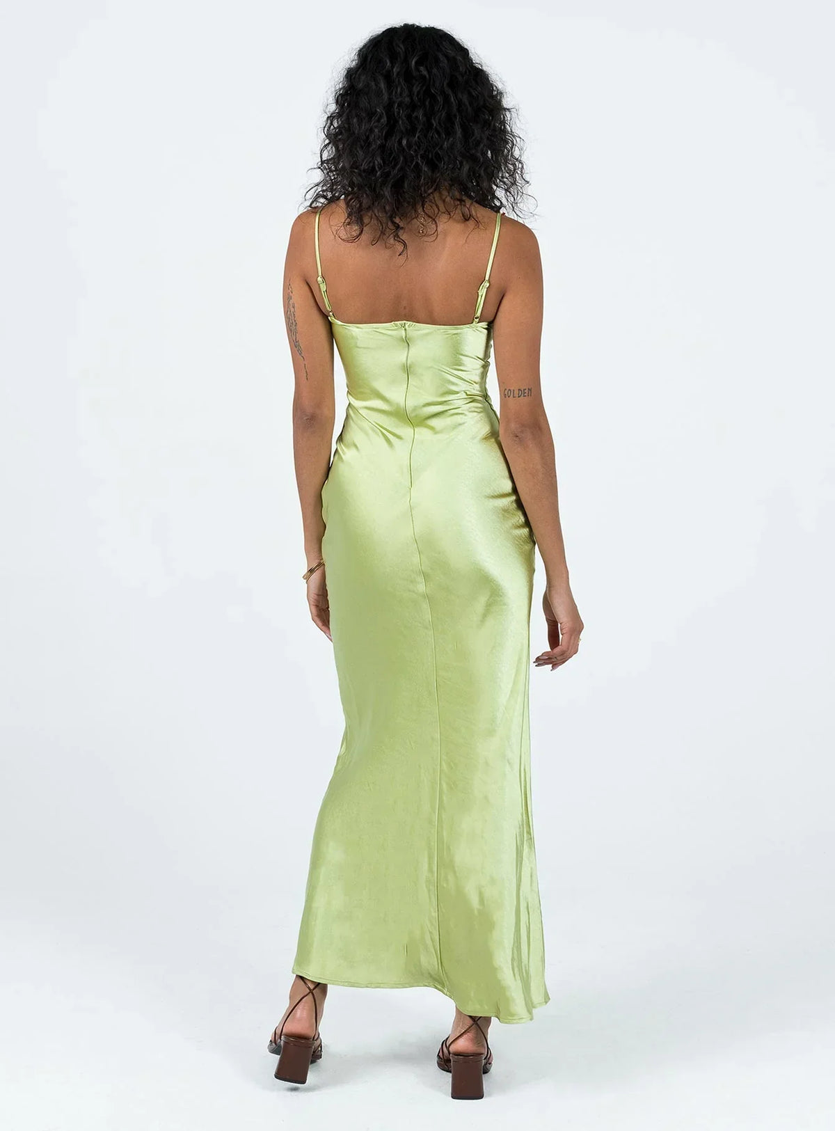 Noblessine Kenzie Maxi Dress Green
